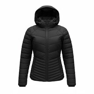 Pajar Women's Black Hooded Puffer Jacket Packable- Size XS